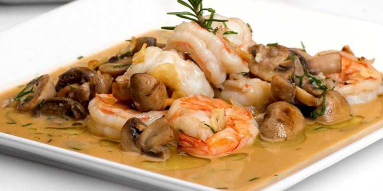 Škampi sa pečurkama za mladoliki izgled (recept za pripremu)