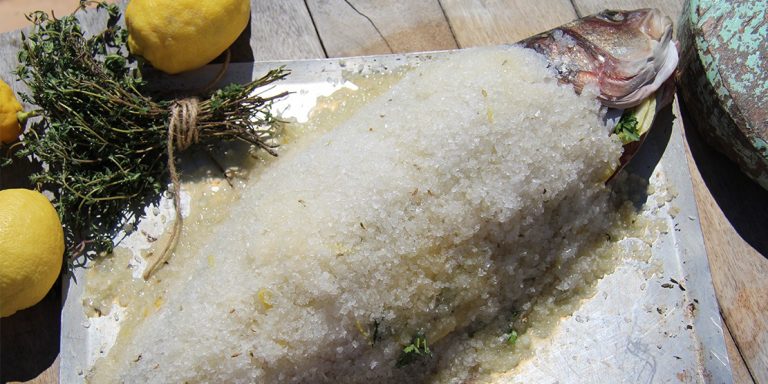 Orada u oklopu od soli (recept)