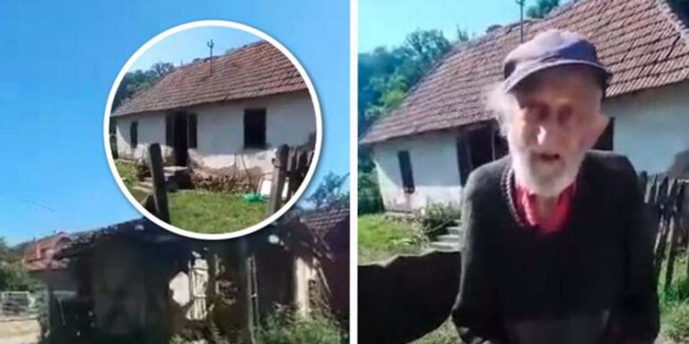Živi na suvom hlebu, u kući kroz čiji krov gleda u nebo: Srbijo pomozi deda Dragiši!
